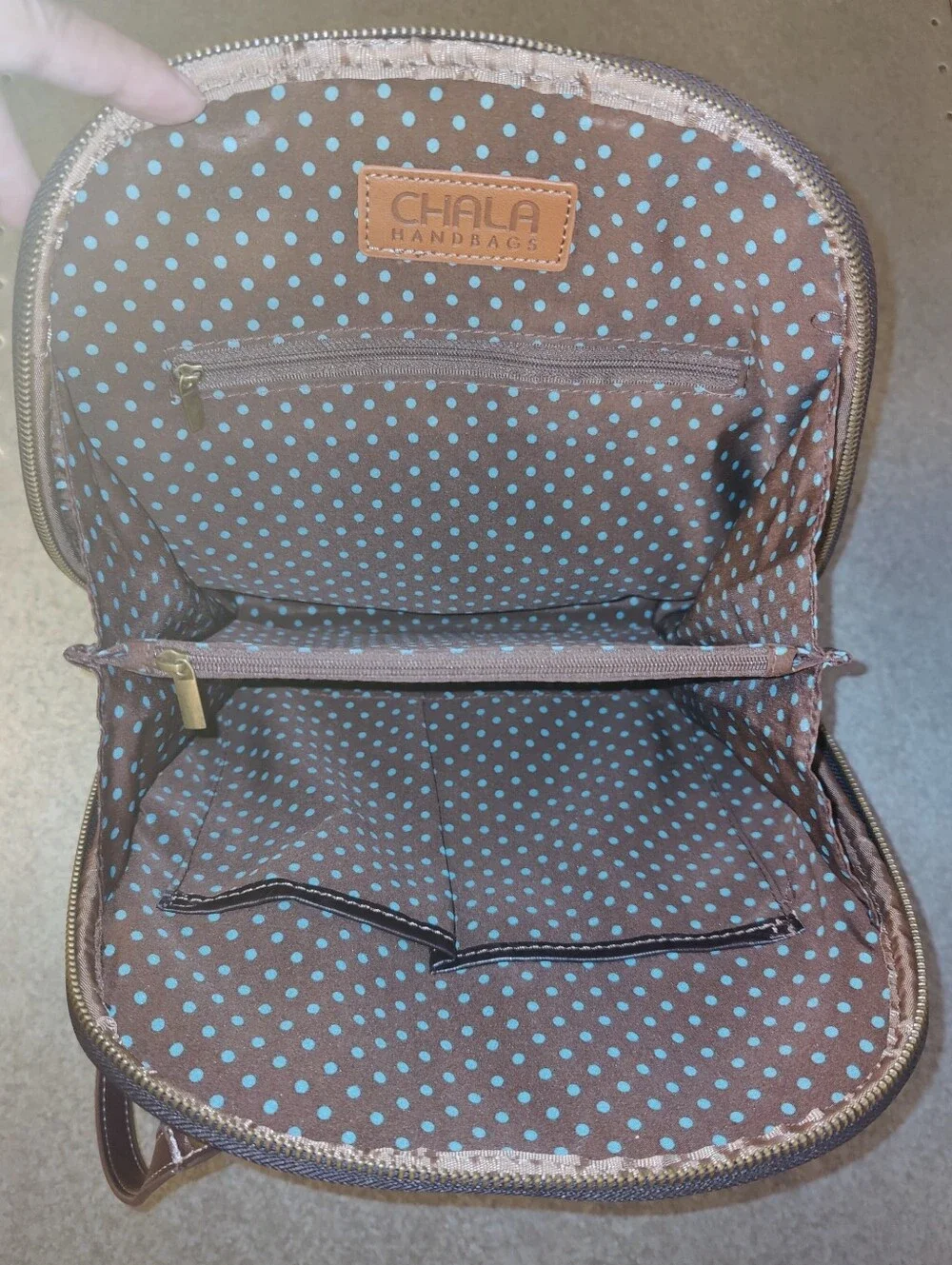 CHALA Convertible Backpack Purse Horse Family Faux Leather